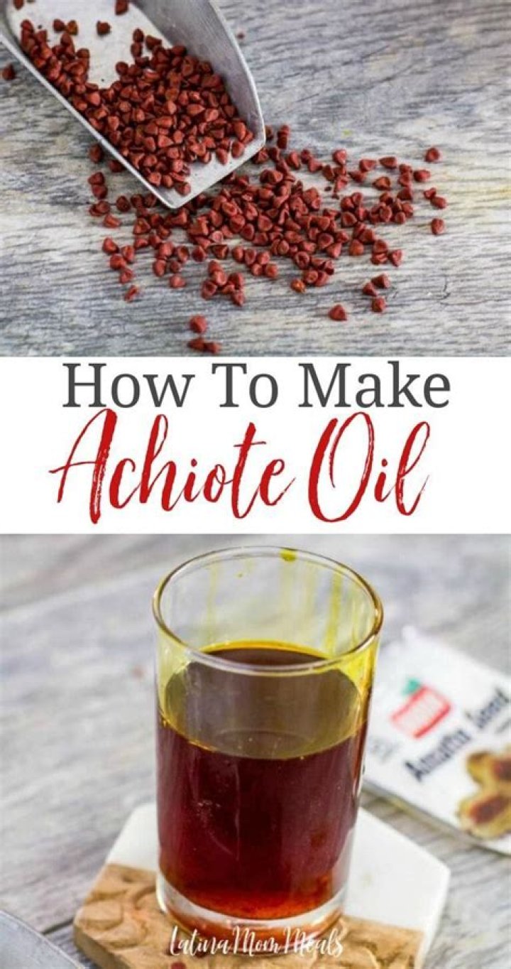 How to make achiote oil
