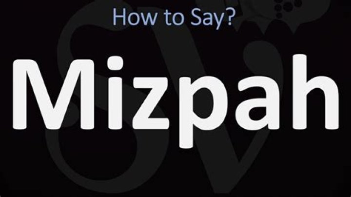 How to pronounce mizpah