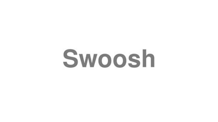 How to pronounce swoosh