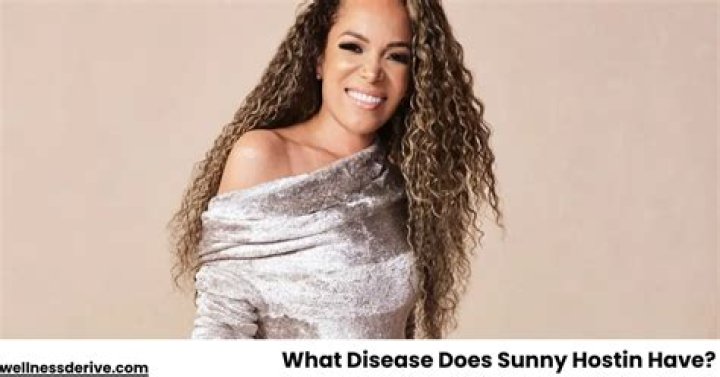 What disease does Sunny Hostin have?